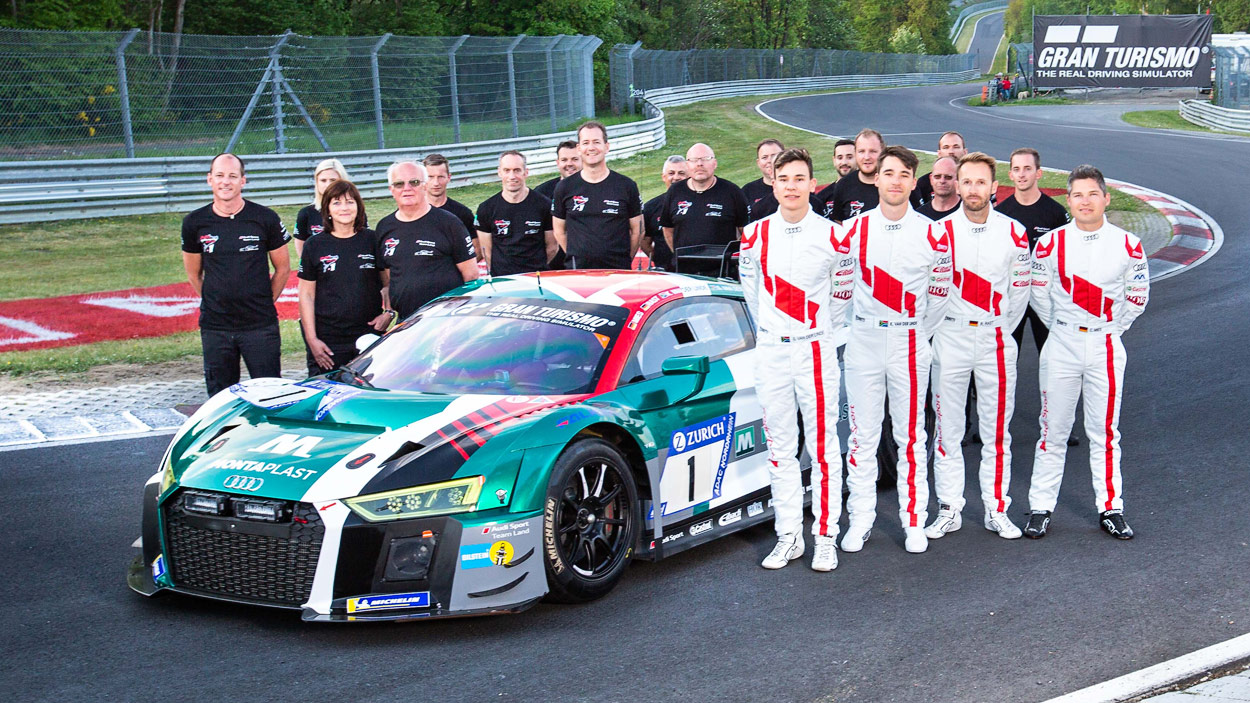 Platz sechs für Audi Sport Team Land beim 24h-Rennen Nürburgring